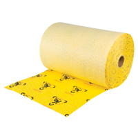 Premium Caution Rolls, Heavyweight, 150' L x 24" W, 37.6 gal. Absorbancy Action Paper