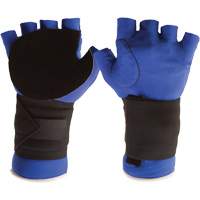 Anti-Impact Glove with Wrist Support, Size Small, Split Leather Palm Action Paper
