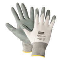 Gants NorthFlex Nitri Task, T-Grand, R&ecirc;vetement Nitrile, Calibre 13, Enveloppe en Nylon Action Paper
