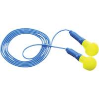 Bouchons d'oreilles E-A-R Push-Ins, Avec cordon, Paire - Sac en poly, 28/23 dB NRR, Taille unique Action Paper