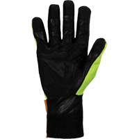 Endura&reg; Hi-Viz Chainsaw Gloves, Size Large/9, Goatskin Palm Action Paper