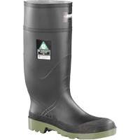 Petrolia Boots, Rubber, Steel Toe, Size 7 Action Paper