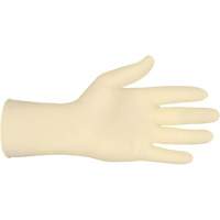 Industrial Grade Gloves, Small, Latex, 5-mil, Powder-Free, White Action Paper