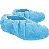 CoverMe Disposable Shoe Covers, Large, Polypropylene, Blue Action Paper
