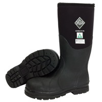 Chore Classic Fleece-Lined Work Boots, Rubber, Steel Toe, Size 5, Puncture Resistant Sole Action Paper