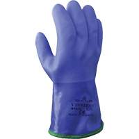 Atlas 495 Insulated Fully-Coated Glove, Size Medium/8, 11.8" L, PVC, Acrylic/Cotton Inner Lining, Winter Weight Action Paper