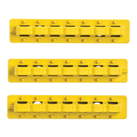 Rails de blocage EZ Panel Loc de 4", Type Disjoncteur Action Paper