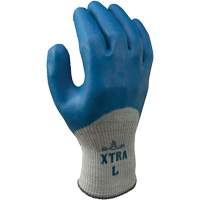 Gants enduits par trempage sans coutures ATLAS 305, 7/Petit, R&ecirc;vetement Latex de caoutchouc, Calibre 10, Enveloppe en Polyester/Coton Action Paper