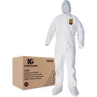 Combinaisons Kleenguard A40, 2T-Grand, Blanc, Microporeux Action Paper