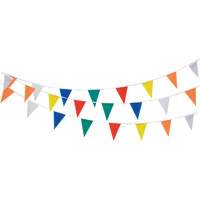 Cordon de fanions, 60' lo, Multicolore Action Paper