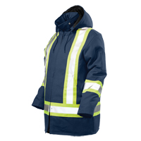 Safety Parka, Navy Blue, Large Action Paper