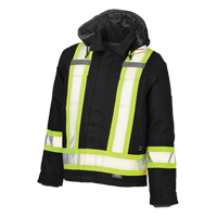 Safety Jacket, Black, Large Action Paper
