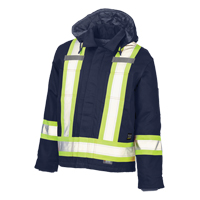 Safety Jacket, Navy Blue, Large Action Paper