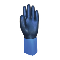 Gants enti&egrave;rement tremp&eacute;s et r&eacute;sistants aux produits chimiques Summitech, Taille Petit/7, 11,8" lo, Chloropr&egrave;ne, Doublure en Poly-coton, 59 mils Action Paper