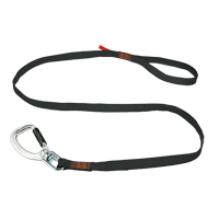 Squids&reg; 3129 Double-Locking Tool Lanyard with Swivel, Fixed Length, Carabiner/Loop Action Paper