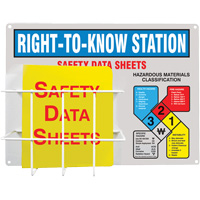 Station d'information de style panier en aluminium, Anglais, Compris reliures Action Paper