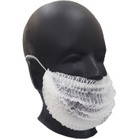 Beard Covers, Polypropylene, White Action Paper