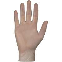 Disposable Gloves, Small, Vinyl, 4-mil, Powder-Free, White Action Paper