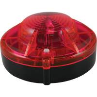 Balise stroboscopique rouge magn&eacute;tique, Plastique Action Paper