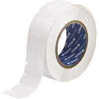 &eacute;tiquettes &agrave; transfert thermique B-461, Polyester, 0,6" lo x 1,625" h, Blanc Action Paper