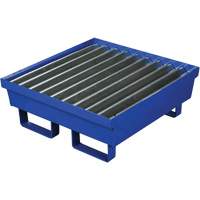 Steel Spill Containment Pallet, 17 US gal. Spill Capacity, 27" x 25.75" x 6" Action Paper