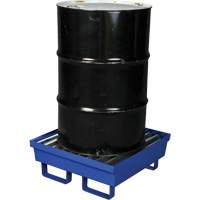 Steel Spill Containment Pallet, 17 US gal. Spill Capacity, 27" x 25.75" x 6" Action Paper