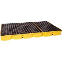 Modular Spill Platform, 88 US gal. Spill Capacity, 51.5" x 78.25" x 6.5" Action Paper