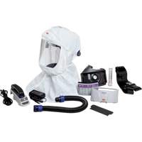 Ensemble APR &agrave; &eacute;puration d'air motoris&eacute; facile &agrave; nettoyer Versaflo, Cagoule ample & visi&egrave;re, Pile Lithium-ion Action Paper