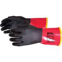 Chemstop Extreme Comfort Gloves, Size 7, 12" L, Nitrile/PVC, 30-mil Action Paper