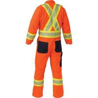 Ripstop Coveralls, Small, High Visibility Orange Action Paper