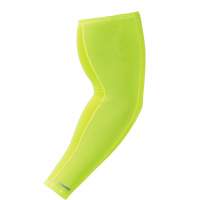 Chill-Its&reg; 6690 Cooling Arm Sleeves, 17", Polyester, Lime Action Paper