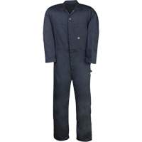 Twill Unlined Coveralls, Men's, Navy Blue, Size 36 Action Paper