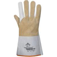 Endura&reg; TIG Welding Gloves, Grain Horsehide, Size Small Action Paper