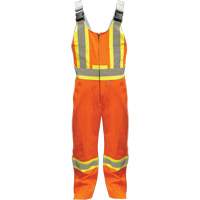 Overalls, Poly-Cotton, Small, High Visibility Orange Action Paper