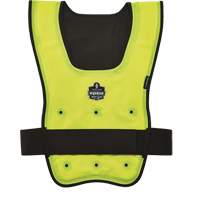 Chill-Its&reg; 6687 Economy Dry Evaporative Cooling Vest, Small/Medium, High Visibility Lime-Yellow Action Paper