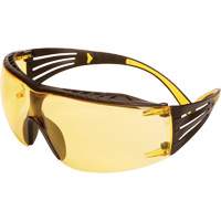 Lunettes de s&eacute;curit&eacute; SecureFit s&eacute;rie 400, Lentille Ambr&eacute;e, Antibu&eacute;e/Anti-&eacute;gratignures, ANSI Z87+/R&eacute;pond ou surpasse la norme CSA Z94.3 Action Paper