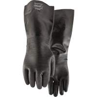 Chemical Resistant Gloves, Size Large/10, 18" L, Neoprene, Cotton Inner Lining, 84-mil Action Paper