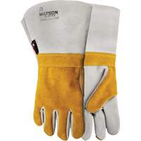 1034 Wopper Welding Gloves, Split Cowhide, Size 10 Action Paper