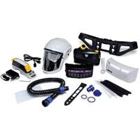 Versaflo Powered Air Purifying Respirator Painter's Kit, Headcover & Faceshield, Lithium-Ion Battery Action Paper