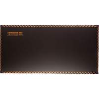 Anti-Fatigue Standing Mat, Smooth, 18" x 36" x 1", Black, Rubber Action Paper