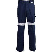 Pantalon haute visibilit&eacute;, Poly-coton, 32, Bleu marin Action Paper