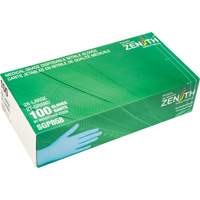 Gants jetables de calibre m&eacute;dical r&eacute;sistants &agrave; la perforation, 2T-Grand, Nitrile, 3,5 mils, Sans poudre, Bleu, Classe 2 Action Paper