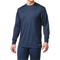 FR Base Layer Long Sleeve T-Shirt, Small, Navy Blue Action Paper