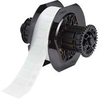 &eacute;tiquettes pour laboratoire et couvercles de flacon r&eacute;sistant aux produits chimiques de s&eacute;rie B33, Polyester, 1" lo x 0,5" h, Blanc Action Paper