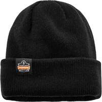 Tuque en tricot c&ocirc;tel&eacute; avec fermeture &agrave; glissi&egrave;re N-Ferno, Taille unique, Noir Action Paper