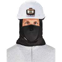 N-Ferno&reg; 3-Layer Winter Hard Hat Liner with Mouthpiece, Fleece Lining, One Size, Black Action Paper