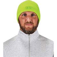 N-Ferno&reg; Skull Cap Beanie Hat with LED Lights, One Size, High-Visibility Lime Green Action Paper