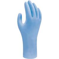 Biodegradable Disposable Gloves, X-Small, Nitrile, 2.5-mil, Powder-Free, Blue Action Paper