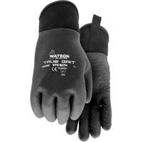 True Grit Coated Gloves, Small, Foam PVC Coating, Nylon Shell Action Paper