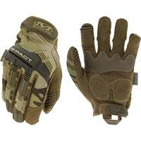 Gants antichocs tactiques MultiCam M-Pact, 8, Paume en Synth&eacute;tique, Poignet Boucle et crochet Action Paper